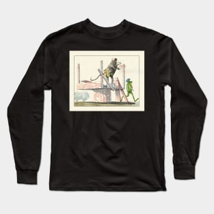 Mighty Mizzling Mouse and the Red Cabbage House Long Sleeve T-Shirt